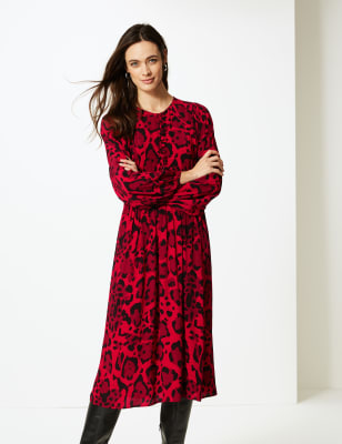 Midi Dresses with Sleeves